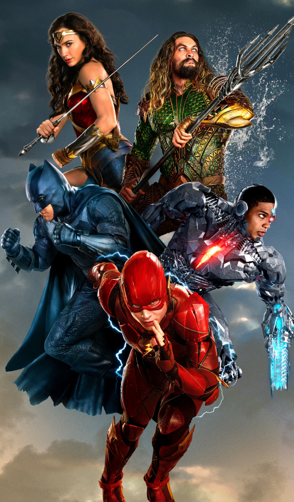 Супергерои фантастического фильма Лига справедливости, 2017
