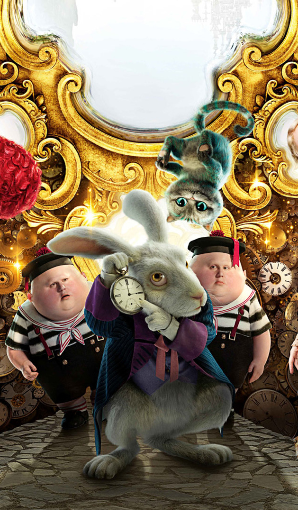 Главные герои фильма Алиса в Зазеркалье 