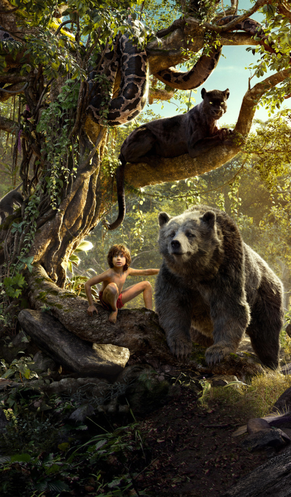 Главные герои фильма Книга джунглей 2016 