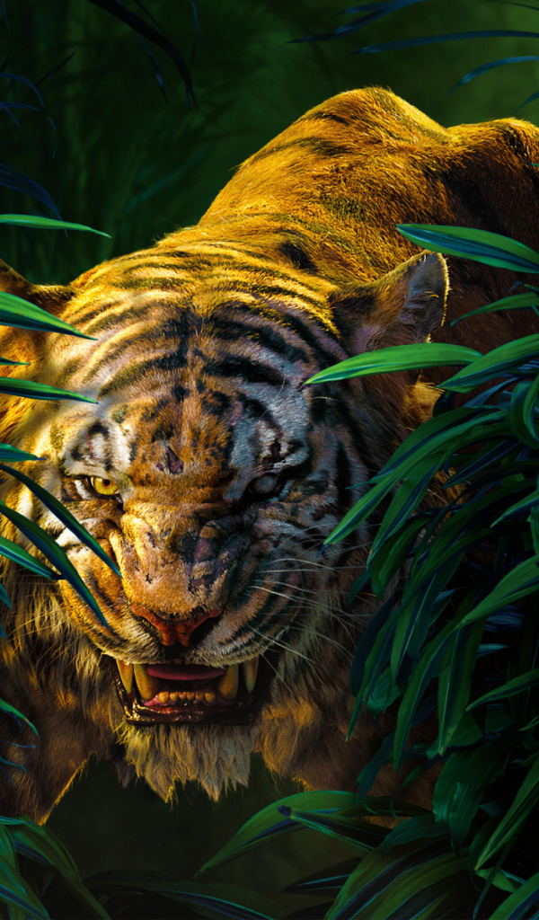 Тигр Шерхан фильм Книга джунглей 2016 