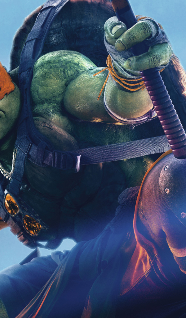 Черепашка Микеланджело персонаж фильма Черепашки-ниндзя 2 