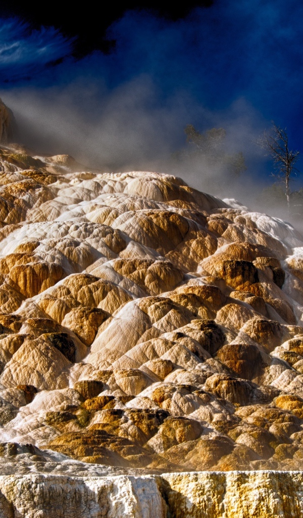 Мамонтовы горячие источники, Йеллоустоун. Дакота