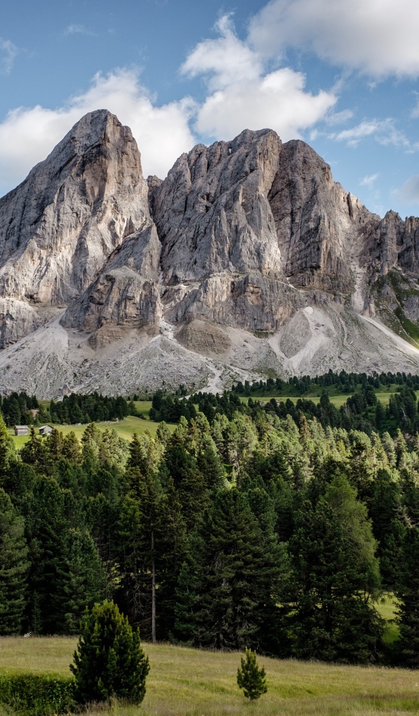 Вид на гору Пайтлеркофель, Италия 