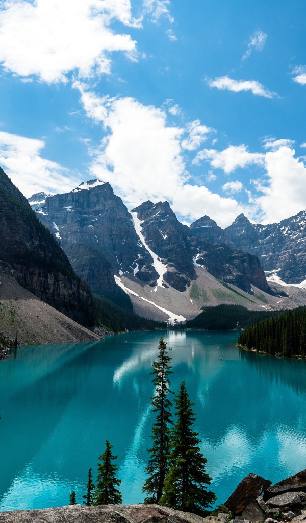 Ледниковое озеро Морейн, Канада 