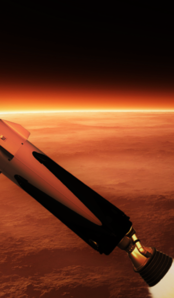 Полет ракеты на Марс 