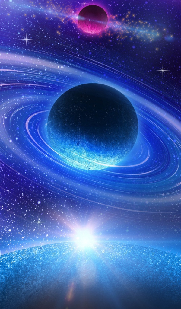 Космическая галактика планета Нептун