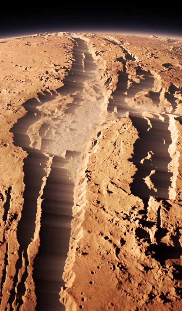 Необычная поверхность Марса 