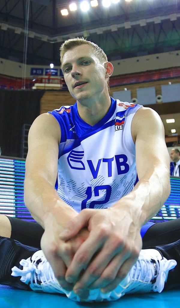 Российский спортсмен волейбольной команды Динамо Константин Бакун 