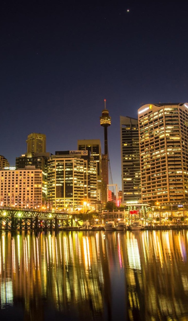 Гавань Дарлинг-Харбор в Сиднее 