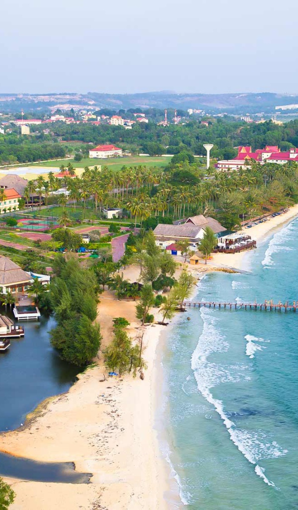 Пляжный курорт Sokha в Сиануквиле, Камбоджа 