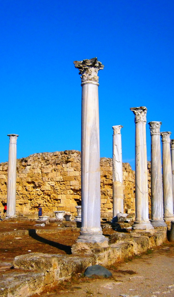 Развалины древнего города Саламис, Северный  Кипр 