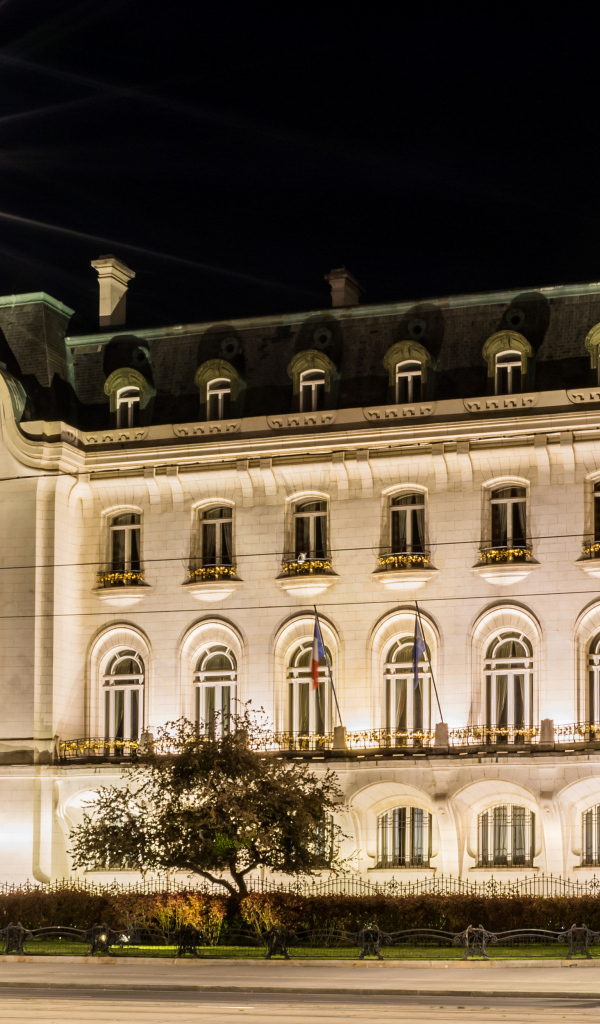 Старинная архитектура на улицах города Вена. Австрия 