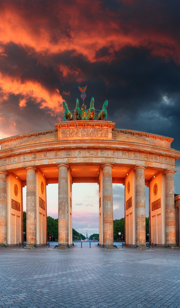 Бранденбургские ворота, Берлин. Германия 