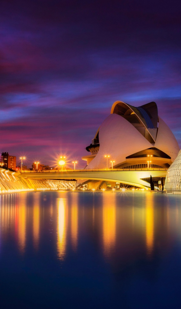 Красивый город искусств и наук Валенсия Испания 