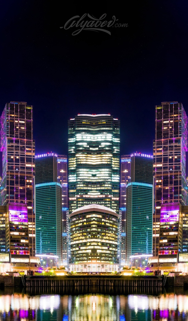 Ночная Москва, Россия 