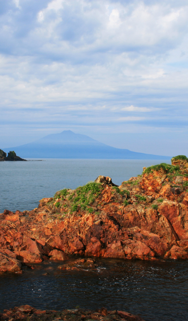 Охотское море природа Сахалина, Россия 