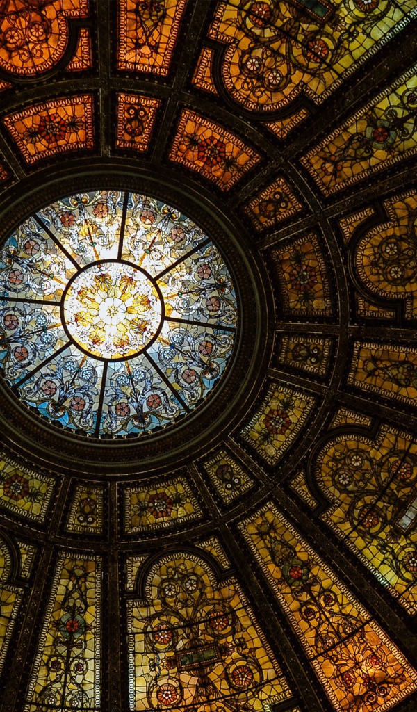 Чикагский культурный центр витражи, США