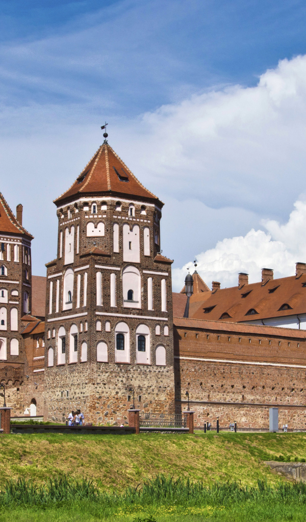 Красивый старинный Мирский замок, Белоруссия 
