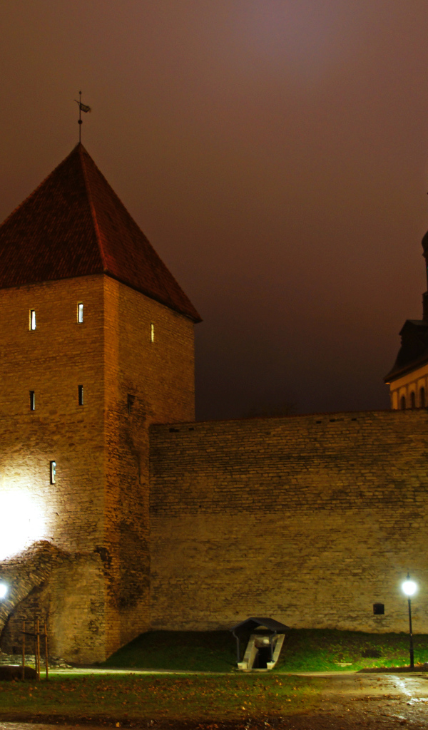 Вируские ворота средневековой крепости,  Таллинн. Эстония 