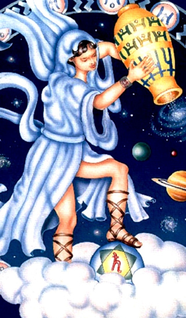 Знак зодиака Водолей рисунок 