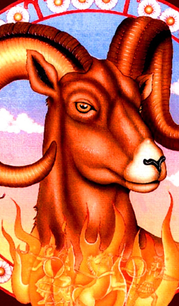 Знак зодиака Овен рисунок 