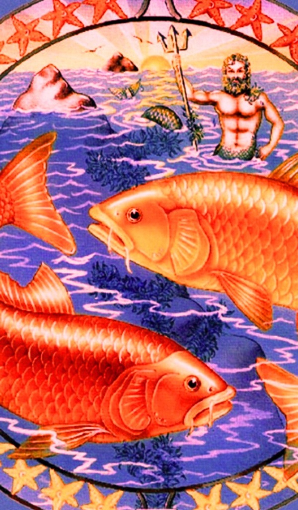 Знак зодиака Рыбы рисунок 