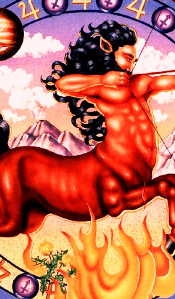 Знак зодиака Стрелец рисунок 