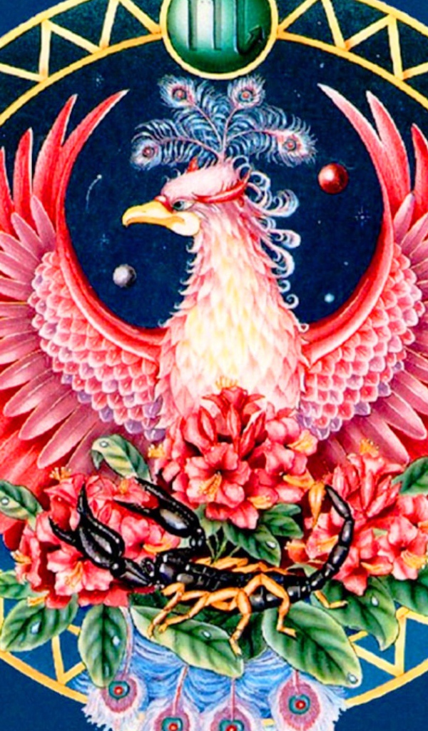 Знак зодиака Скорпион рисунок 