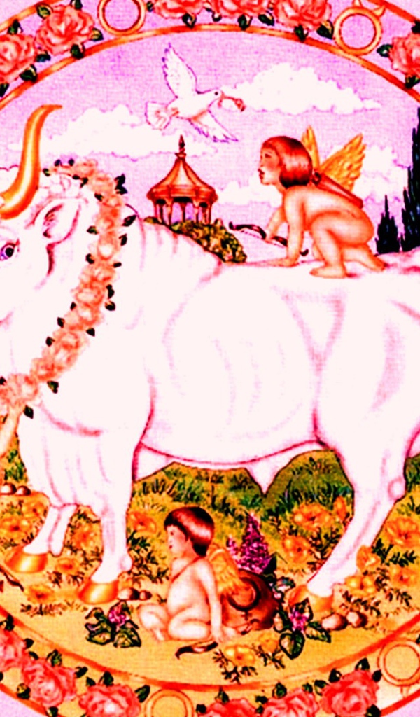 Знак зодиака Телец рисунок 