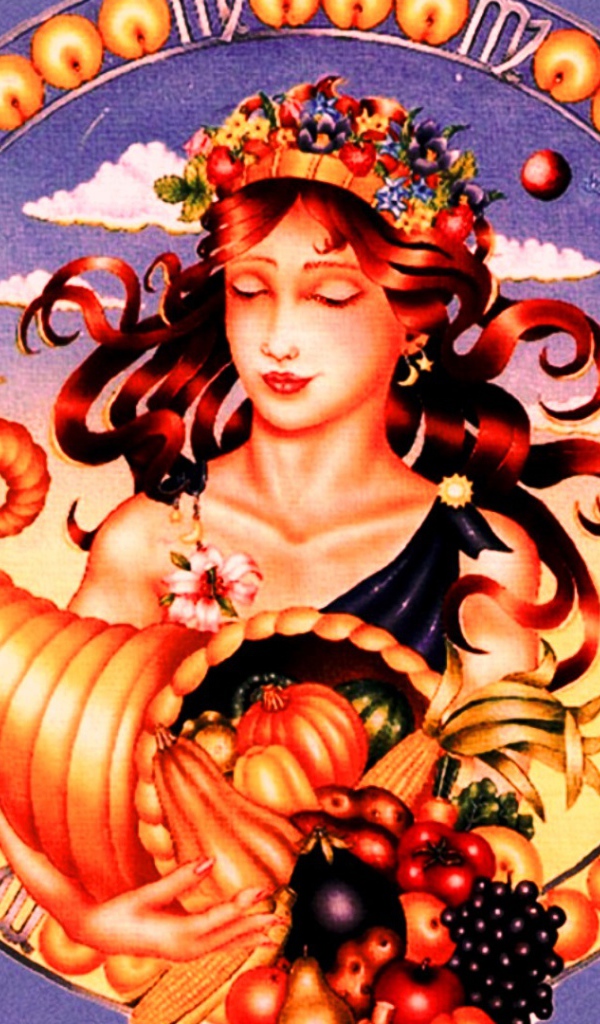 Знак зодиака Дева рисунок 