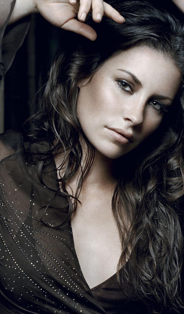 Актриса брюнетка Эванджелин Лилли 