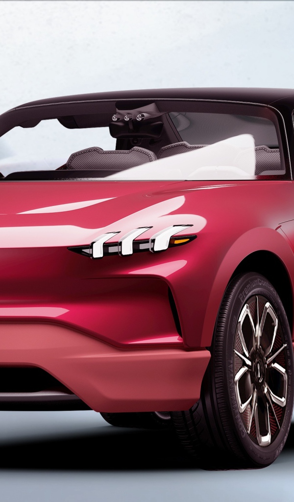 Бордовый электромобиль WEY XEV