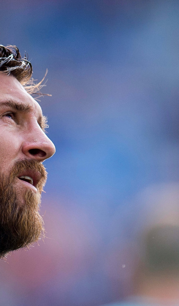 Футболист Лионель Месси с бородой