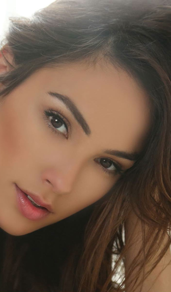 Нежная красивая брюнетка актриса Галь Гадот