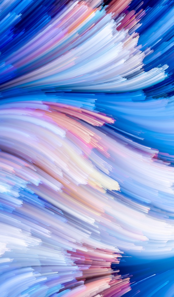 Абстрактные голубые волны