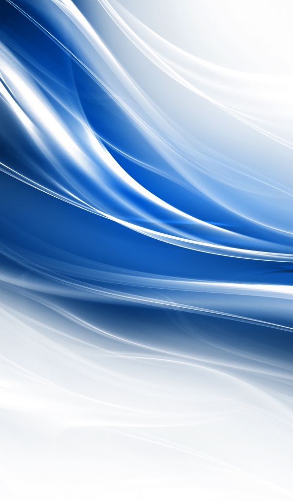 Голубые и белые волнистые линии 3д графика