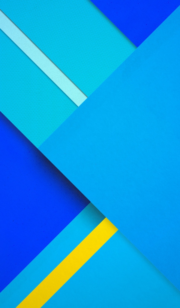 Голубые и желтые фигуры 3д графика