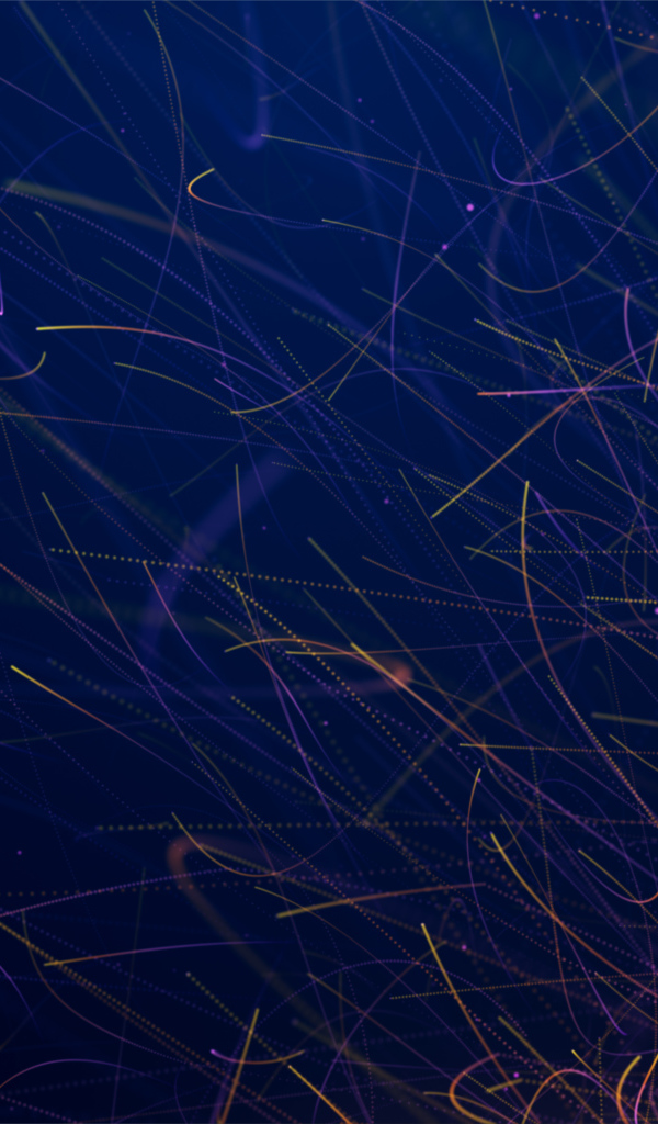 Огненные искры на синем фоне, 3д графика