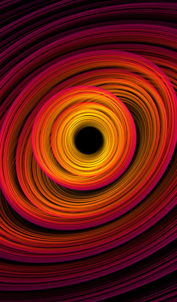 Фрактальная розовая спираль 