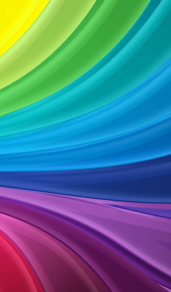 Разноцветные волны абстракция