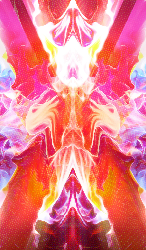 Неоновые энергетические волны, абстракция