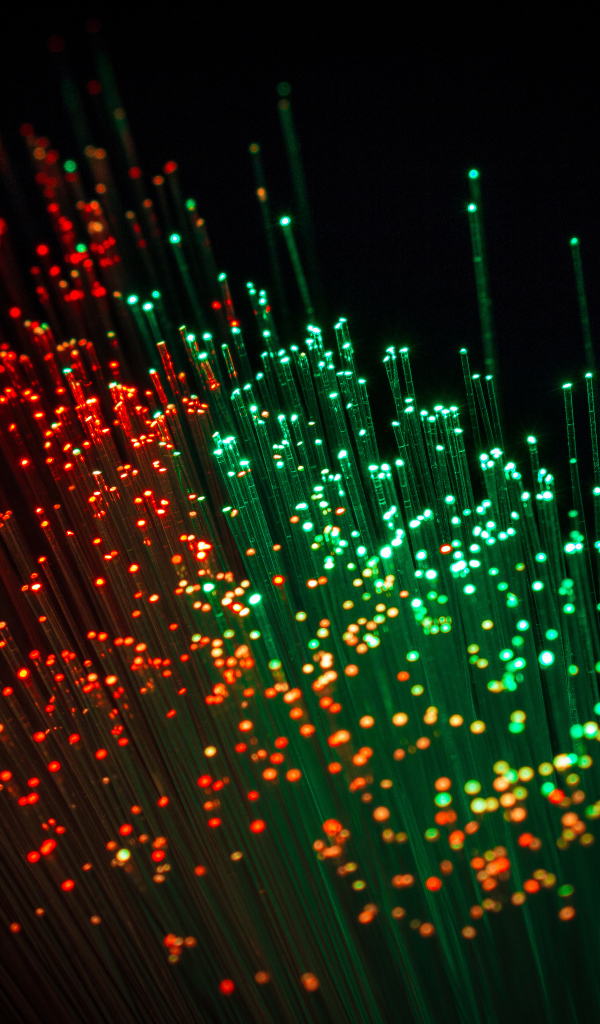Оптические красные и зеленые линии на сером фоне 