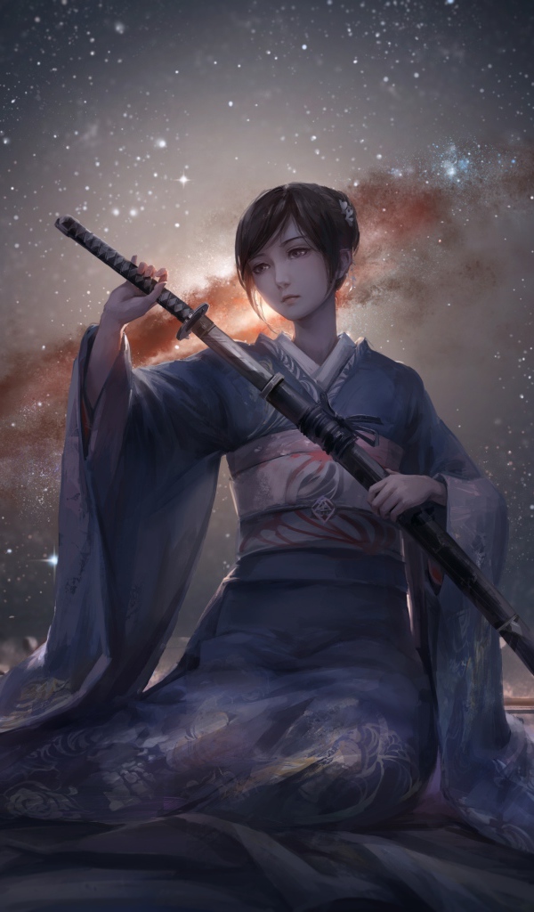 Девушка с самурайским мечом, аниме