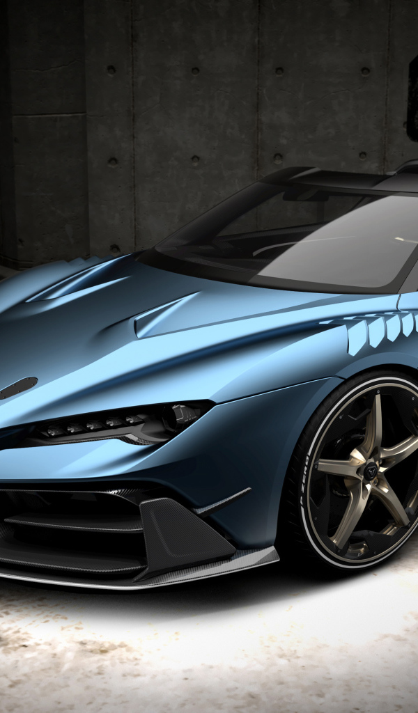 Красивый дорогой автомобиль Italdesign Zerouno 2018