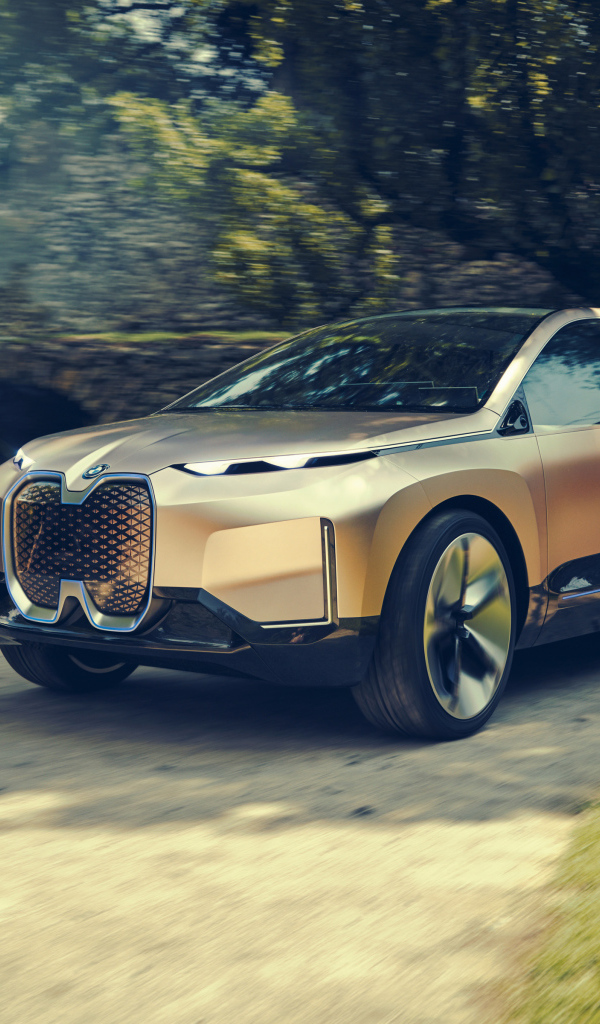 Красивый новый внедорожник BMW Vision iNext, 2018