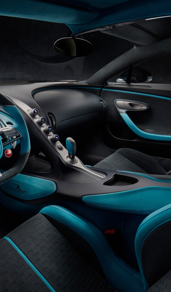 Кожаный салон автомобиля  Bugatti Divo, 2019 года