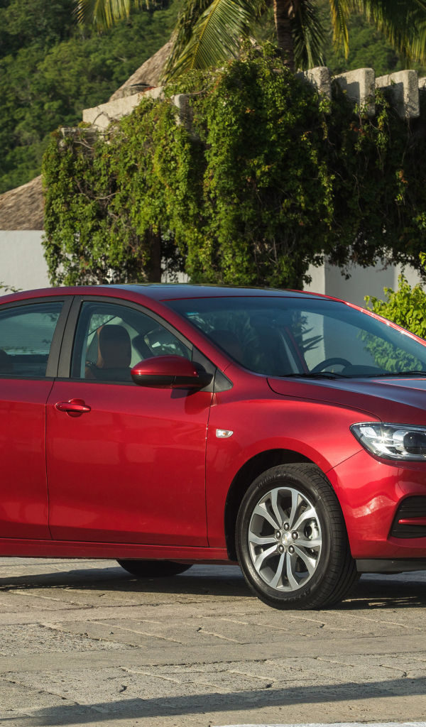 Красный автомобиль Chevrolet Cavalier Premier