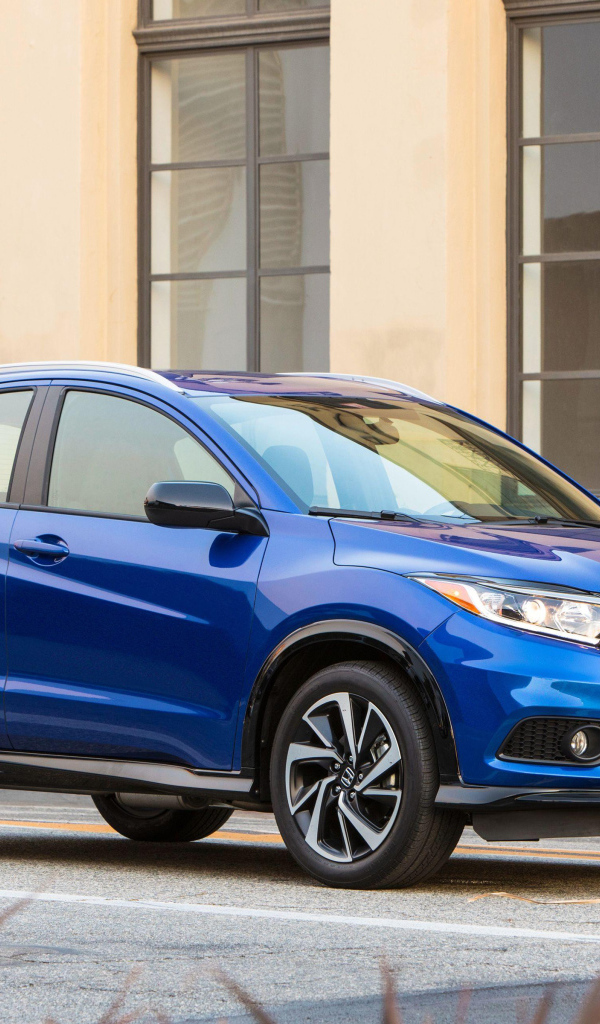 Синий кроссовер Honda HR-V Sport 2018