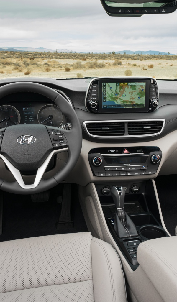 Кожаный салон автомобиля Hyundai Tucson 10, 2019