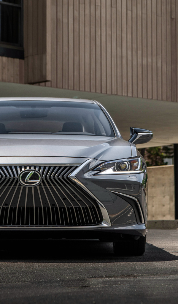 Серебристый Lexus ES 250 2018 года